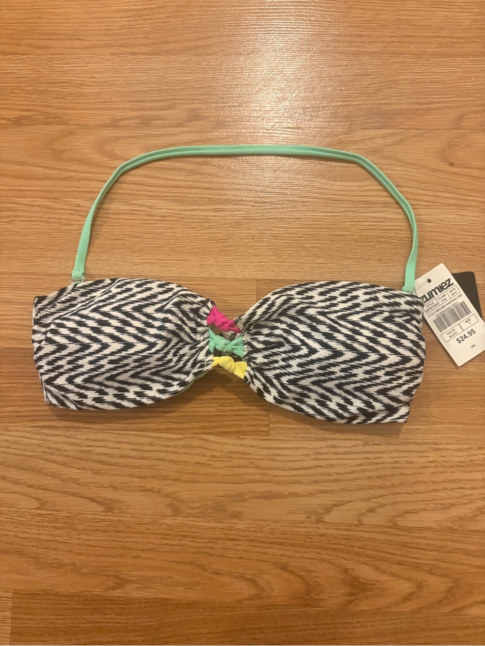 Zumiez Empyre Bandeau Top With Detachable Strap Size S. Padded. Brand New.